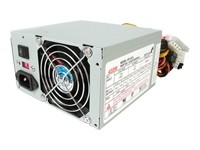 StarTech.com 400 Watt ATX12V 2.01 Computer PC Power Supply w/ 20 & 24 Pin Connector - power supply - 400 Watt