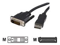 StarTech.com DisplayPort to DVI Video Converter Cable - video cable - DisplayPort / DVI - 6 ft
