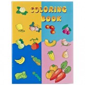 Write Style 10233 Fruits & Vegetables Coloring Book - 36 Pages of Food Coloring Fun!