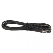 6' 3.5mm Stereo (M) to (M) Audio Cable (Black) - Perfect for iPods MP3 Players PCs & Cell Phones!