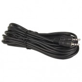 25' 3.5mm Stereo (M) to (M) Audio Cable (Black) - Perfect for iPods MP3 Players PCs & Cell Phones!