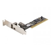 StarTech.com 3 Port PCI Low Profile 1394a FireWire Adapter Card - FireWire adapter - 3 ports