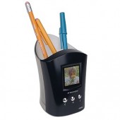 1.5" LCD Royal 24950V PF Memory Cup Digital Photo Frame Pencil Cup/Desktop Organizer