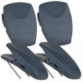Fellowes Partition Additions 75270 Clip - 4-Pack (Dark Gray)