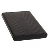Speed Metal 2.5" USB 2.0 Aluminum External SATA HDD Enclosure (Black) - Supports up to 500GB!