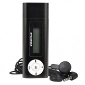 Sylvania SMPK2312 2GB USB 2.0 MP3 Digital Music Player & Voice Recorder w/1.1" Color Changing LCD (Black)
