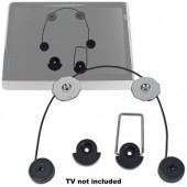 32" - 55" Bytecc BT-2355 LED Monitor/TV Picture-Style Wall Mount (Black) - Hang Your TV On The Wall Like A Photo Frame!