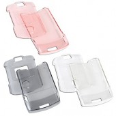 Samsonite CCRZ1 Crystal Cover Snap-On Case for Motorola Razr - 3-Pack (Transparent Black Pink & Clear)