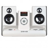 Craig CMA3015C 512MB USB MP3 Digital Music Player & Portable Foldable Speakers -Amplify Sound From A 3.5mm Audio Source!