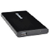Element EN-2200-BK 2.5" USB 2.0 Aluminum External SATA HDD Enclosure (Black) - Supports up to 500GB!