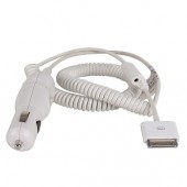 Belkin F8V7067-APL 12V Car Power Adapter for iPod (White) - Charge Your iPod on the Road!