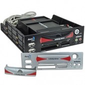 5.25" Aerocool Infinite USB 2.0 All-in-One MultiFunction Internal Card Reader w/2.5" USB 2.0 External IDE HDD Enclosure