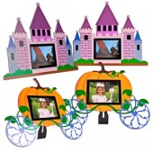 3.5" Nextar N3-504 320x240 Digital Photo Frame 4-Pack (Pink Castle & Pumpkin Carriage)