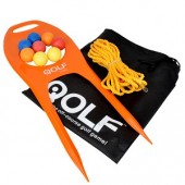 QOLF Chip Shot Practice Starter Set: The Off-Course Golf Game! Have Fun While Sharpening Your Short Game!