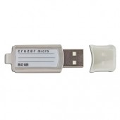 SanDisk Cruzer Micro Skin 8GB USB 2.0 Flash Drive (Silver)