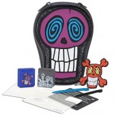 Mad Catz Skellramics Skull Pak w/Skull Case Game Cases Screen Protectors Styli & Skull Charm for Nintendo DSi/DS Lite