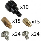 Ultra Multi-Purpose Screw Kit - Assembly Screws Thumb Screws & Motherboard Standoffs for your PC!
