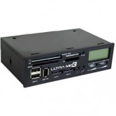 5.25" Ultra MD3 Media Dashboard w/Card Reader USB 2.0/IEEE 1394a/eSATA Fan Control & LCD Display