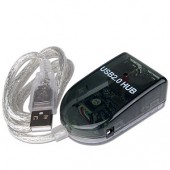 4-Port USB 2.0 Hub (Gray)