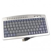 87-Key USB Mini Keyboard (Silver)